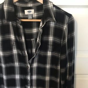 Old Navy Flannel Tunic EUC